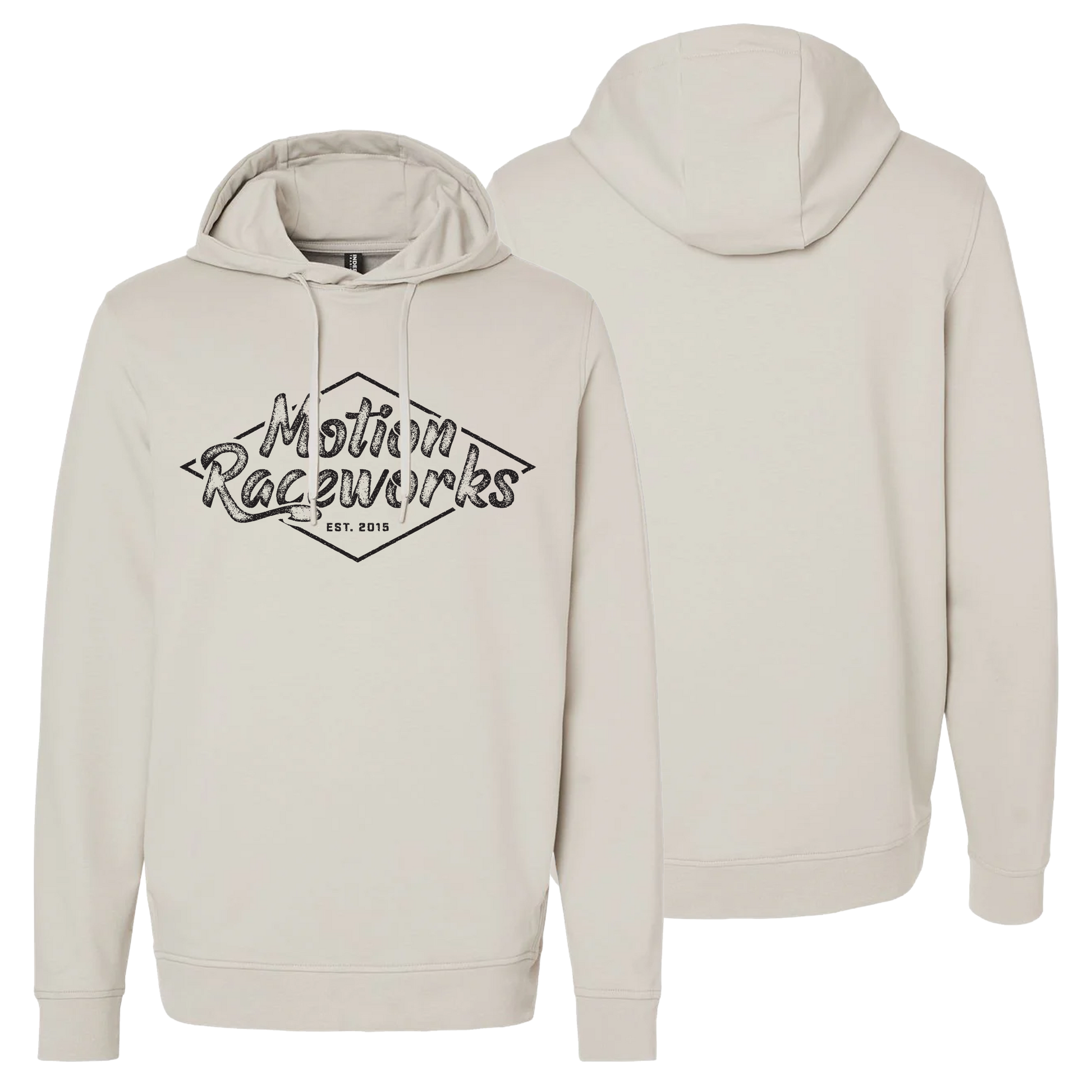 Motion Diamond Performance Hoodie Smoke Color - Motion Raceworks