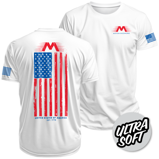 White Freedom Shirt (District Material)