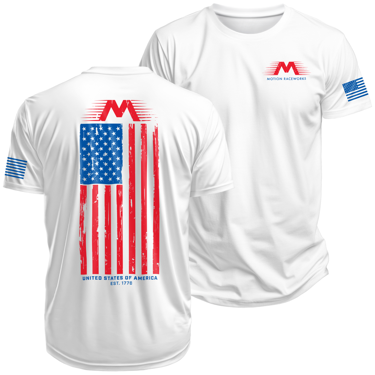 White Freedom Shirt (District Material)