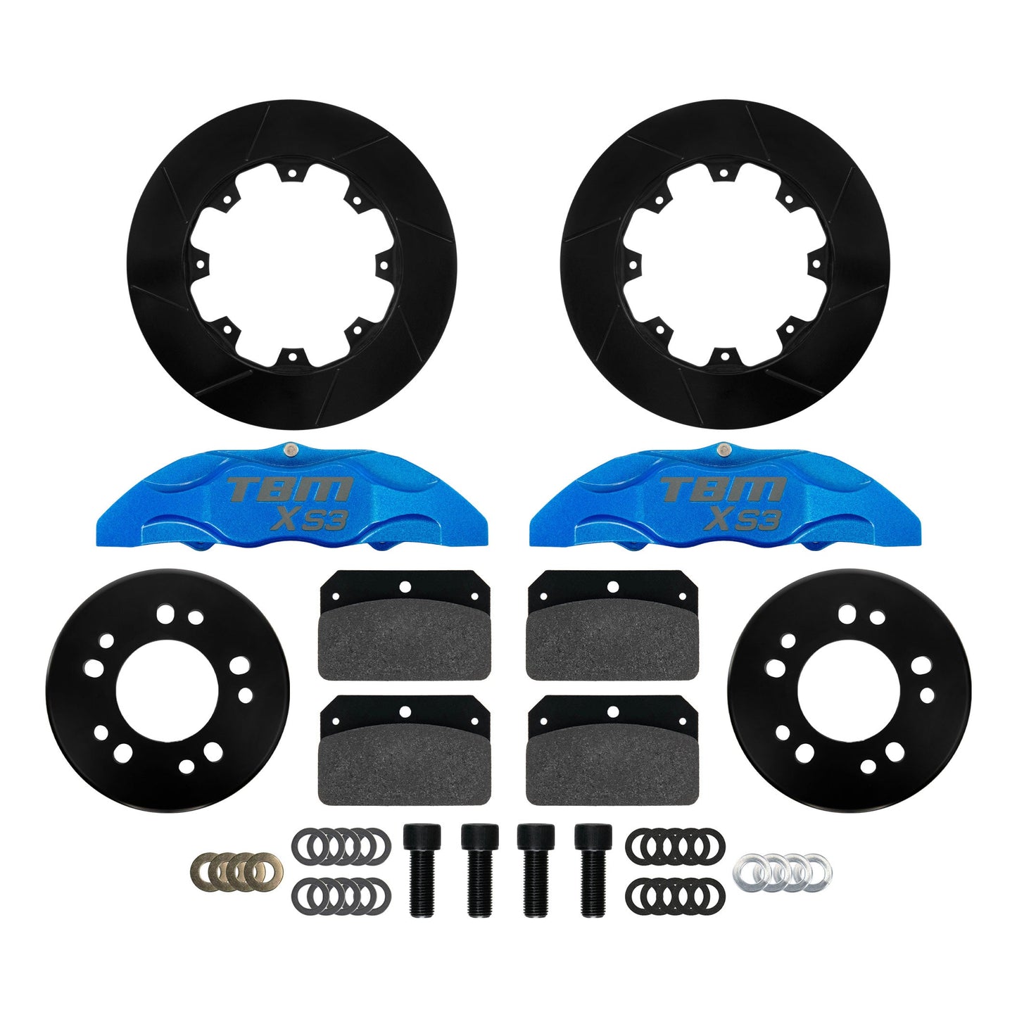 8.8 C-Clip Eliminator Rear XS3 Extreme Brake Kit - Motion Raceworks