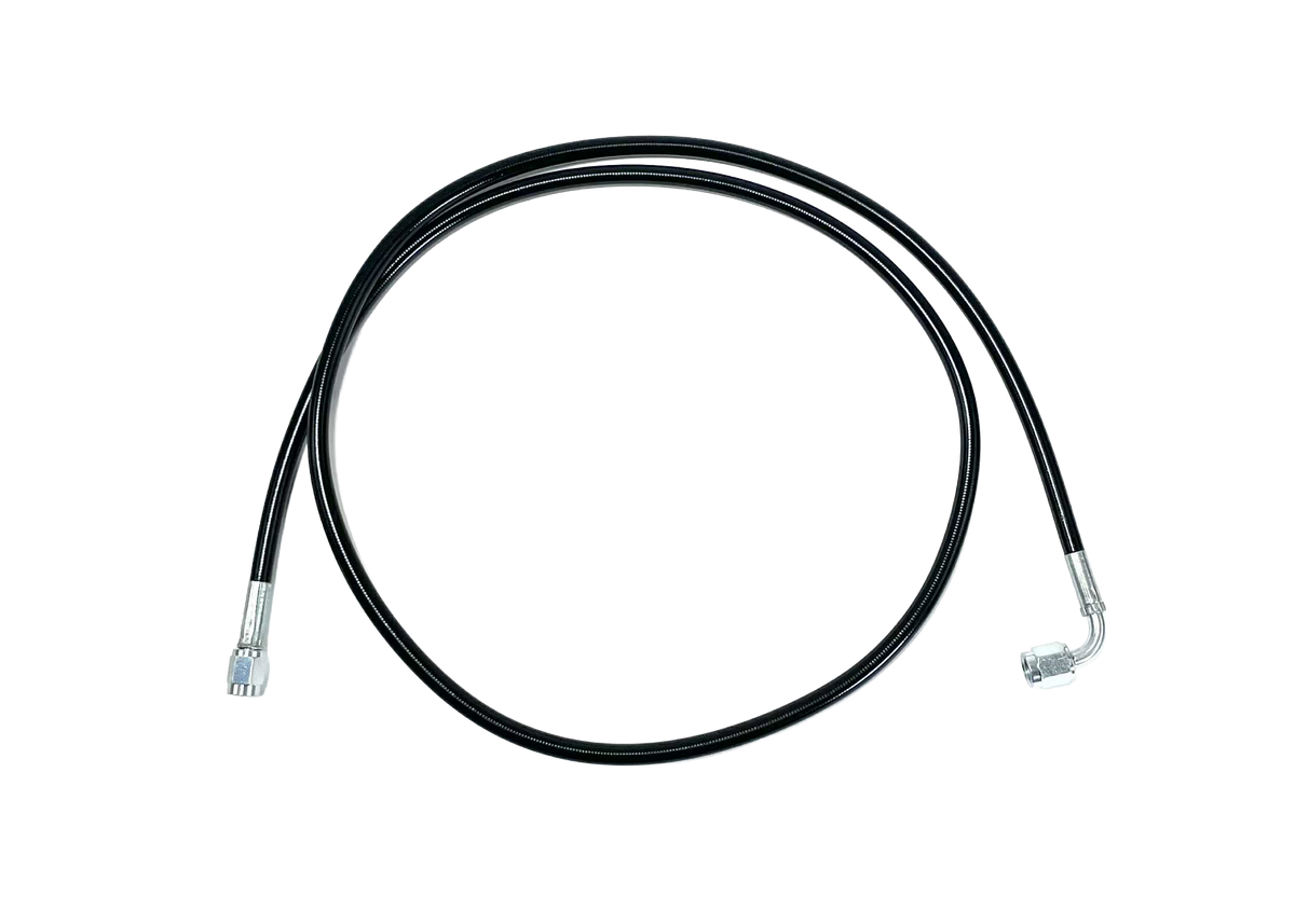 RIFE 3AN Black 72" Hose Straight/90° - Motion Raceworks