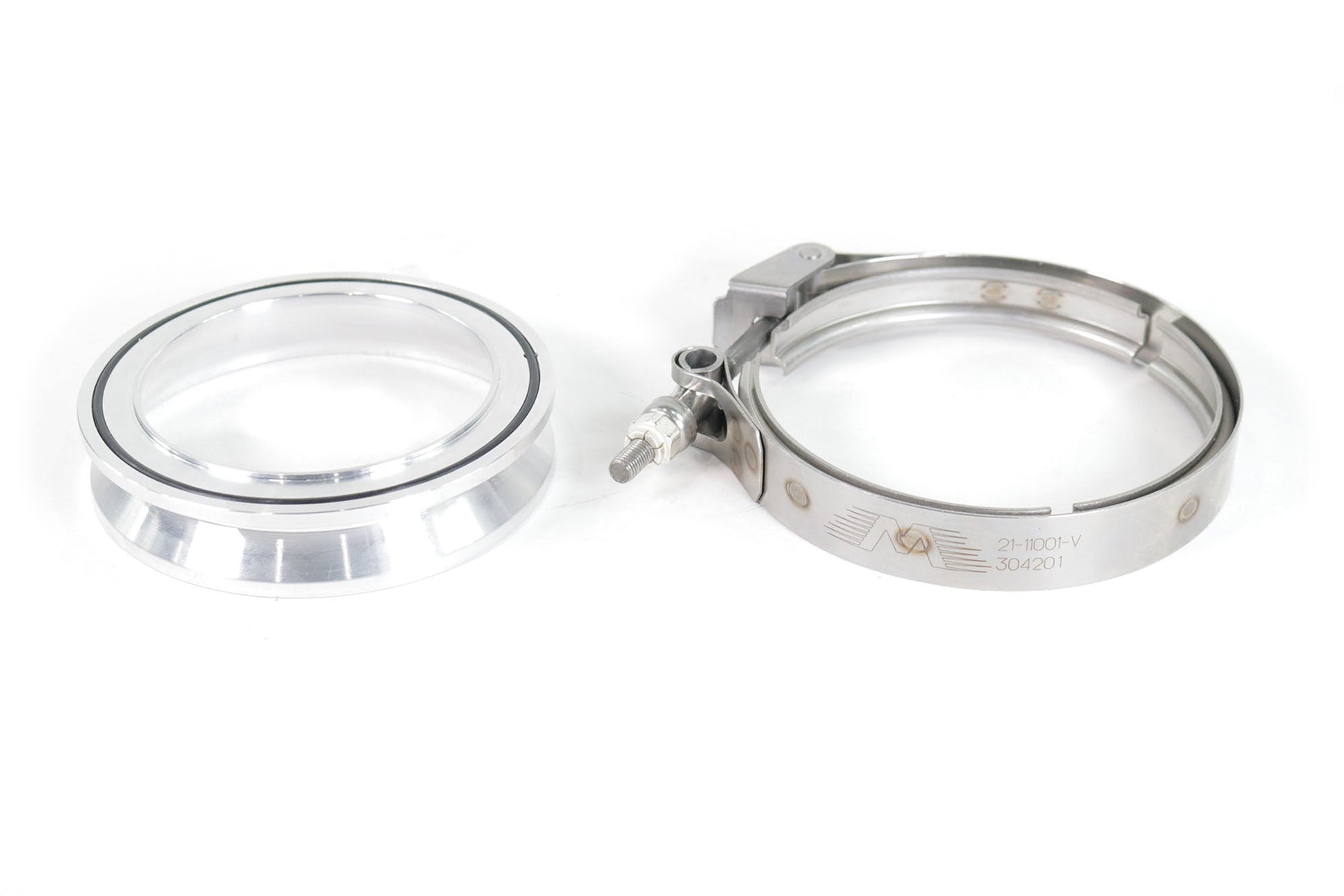 GT42/47/55 Aluminum Compressor Outlet Flange/Clamp for 4" Tubing for S400, Garrett, Precision & More 21-11003M-Motion Raceworks-Motion Raceworks