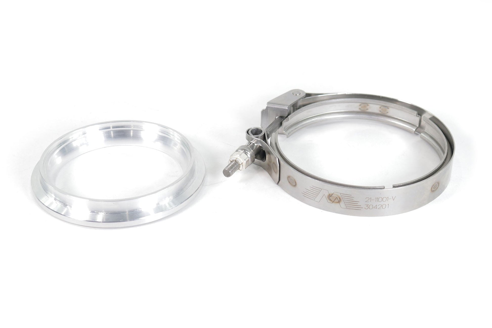 GT42/47/55 Aluminum Compressor Outlet Flange/Clamp for 3.5" Tubing for S400, Garrett, Precision & More 21-11002M-Motion Raceworks-Motion Raceworks
