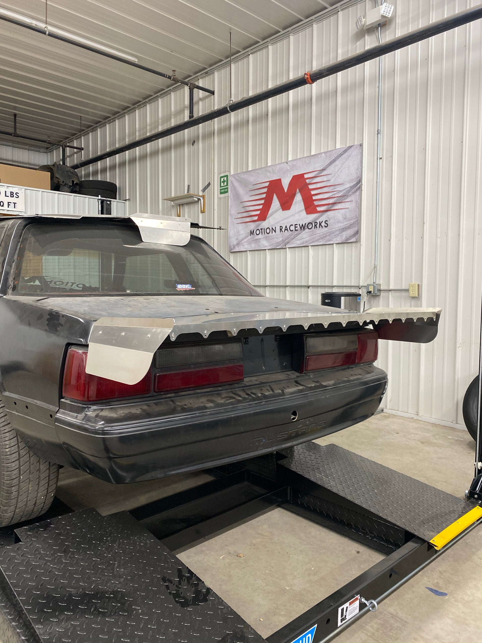 Motion Raceworks Foxbody Mustang Coupe / Notch 15" Strutless Drag Wing 31-100-Motion Raceworks-Motion Raceworks