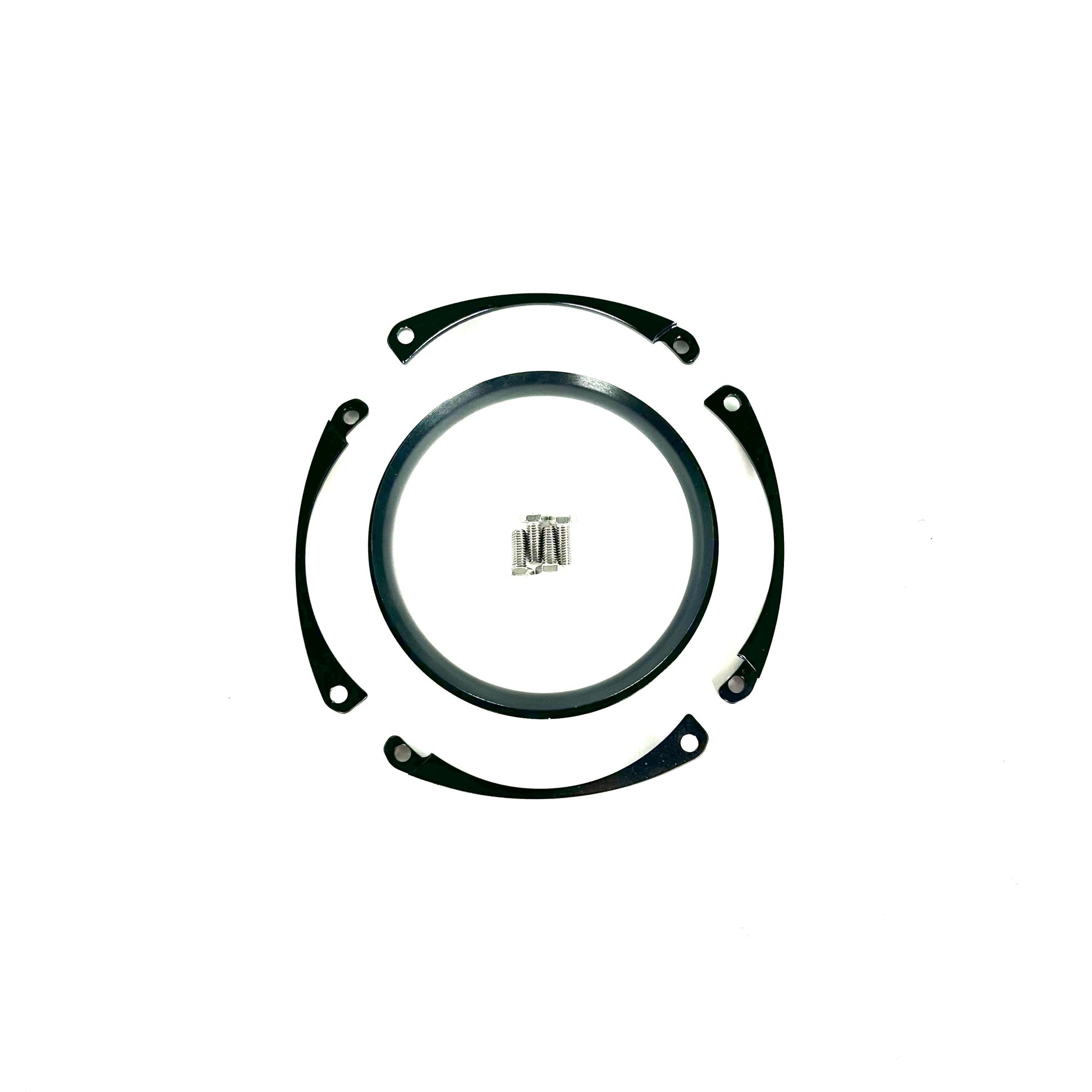 Attachment Only: Clockable 60° Tight Radius 4" V-Band Attachment for ICON 92mm (10-14020BLK & 10-13013BLK) - Motion Raceworks