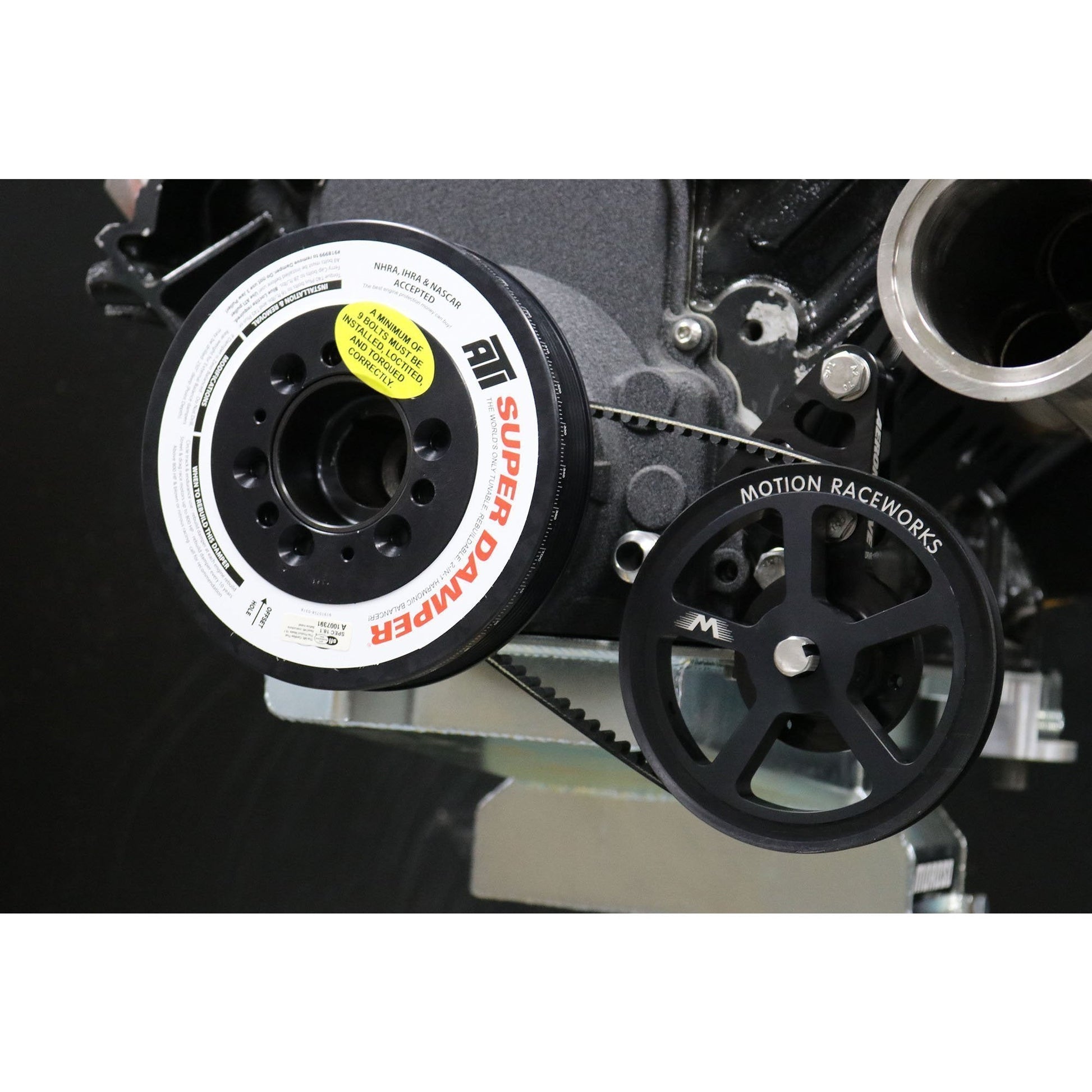 Motion Raceworks Driver Side LS Mechanical Cable Drive Fuel Pump Bracket Corvette Spacing-Motion Raceworks-Motion Raceworks