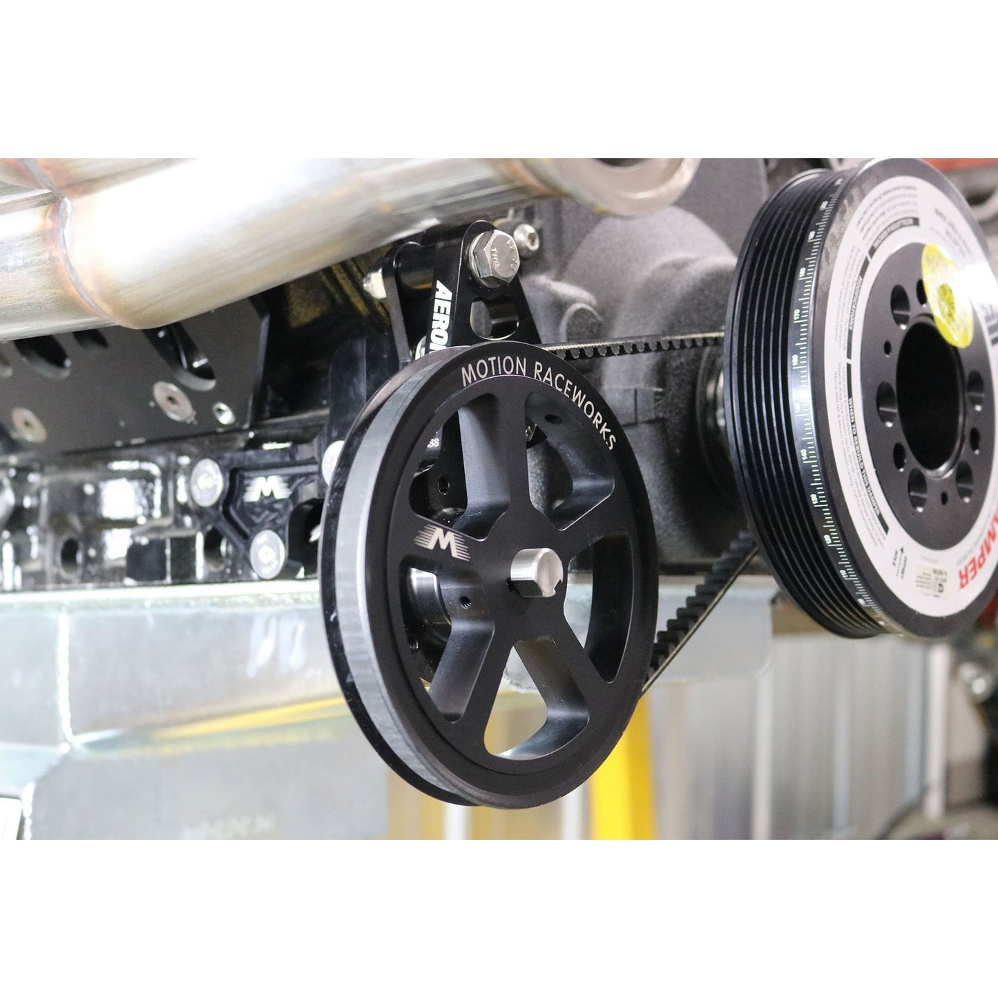 Motion Raceworks Passenger Side Cable Drive LS Mechanical Fuel Pump Bracket F-Body Spacing-Motion Raceworks-Motion Raceworks