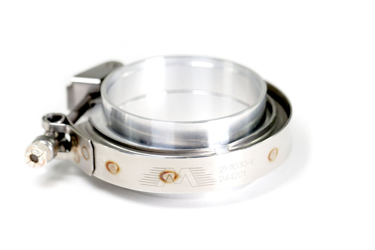 Motion Raceworks 3" Aluminum O-ring V-Band Set w/ Quick Release Clamp-Motion Raceworks-Motion Raceworks