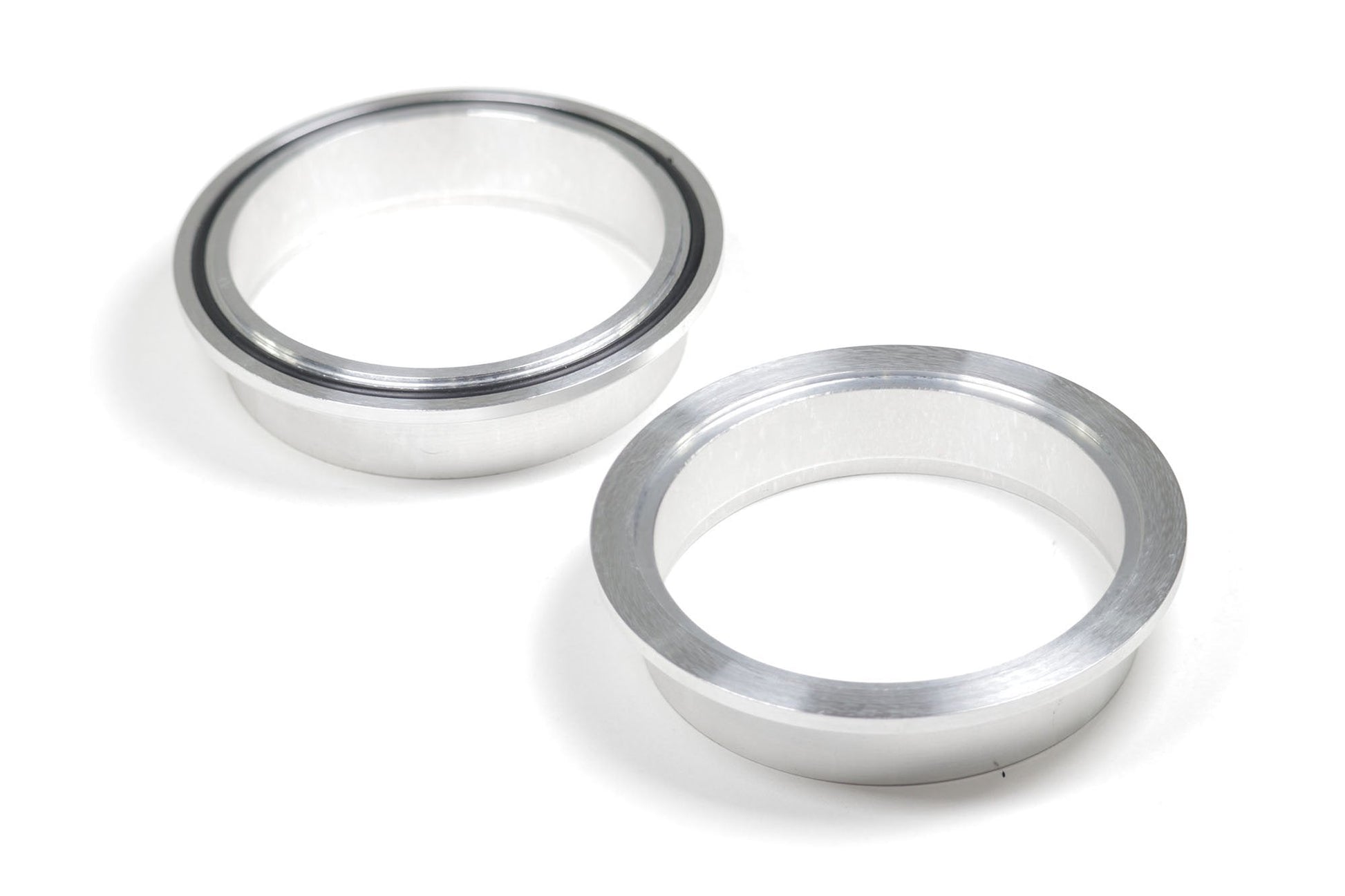 Motion Raceworks 2.5" Aluminum O-ring V-Band Set w/ Quick Release Clamp-Motion Raceworks-Motion Raceworks